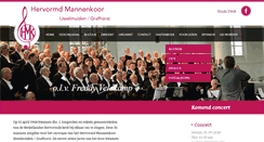 Desktop Screenshot of hervormdmannenkoor.com